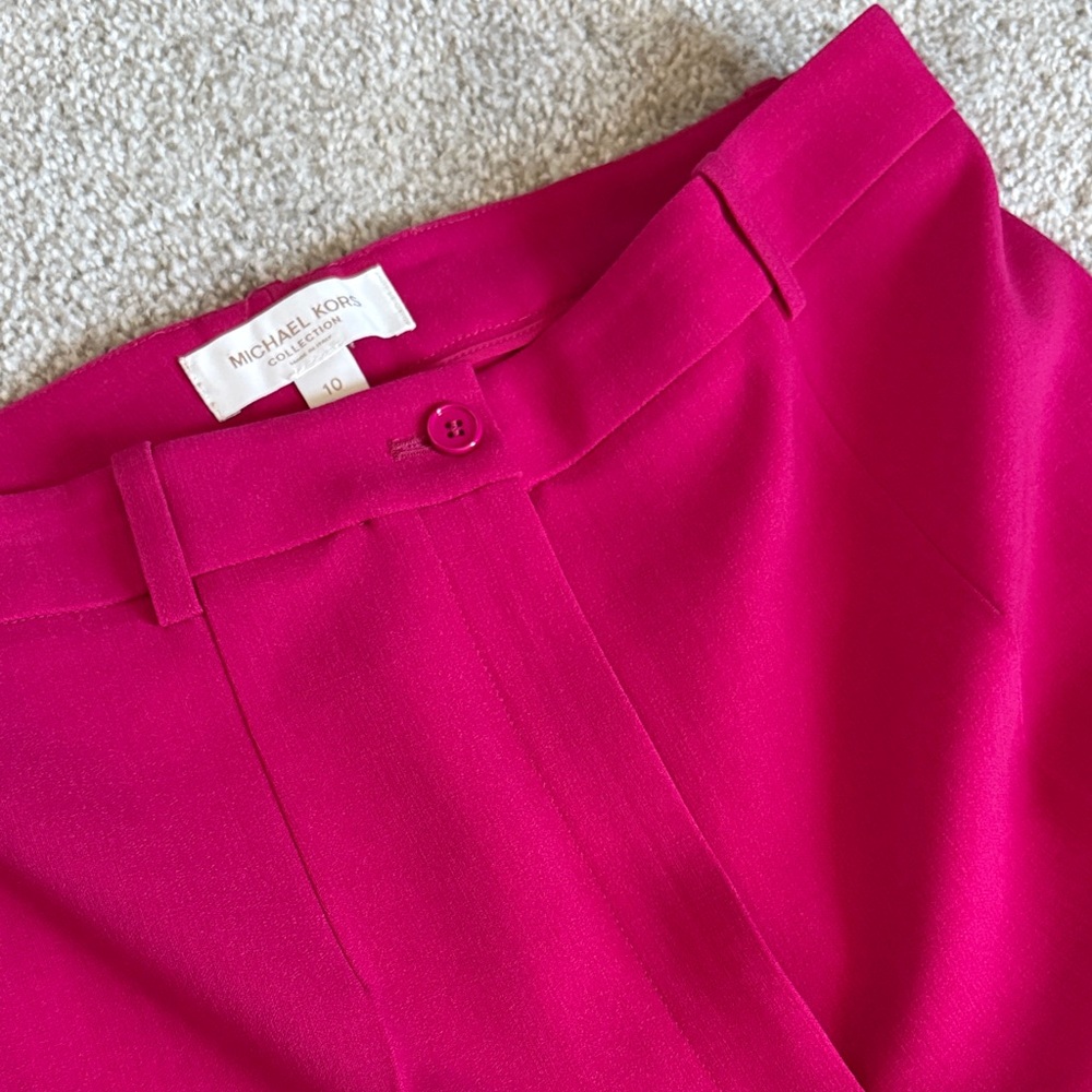 Michael Kors Collection Bold Pink Trousers